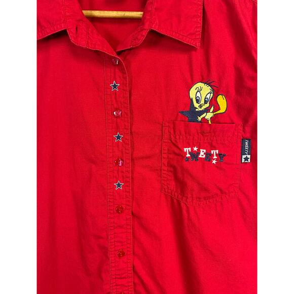 Woman's Vintage Lonney Tunes Tweety Bird Shirt - 18W/20W XXL 90s Y2K - Picture 3 of 7
